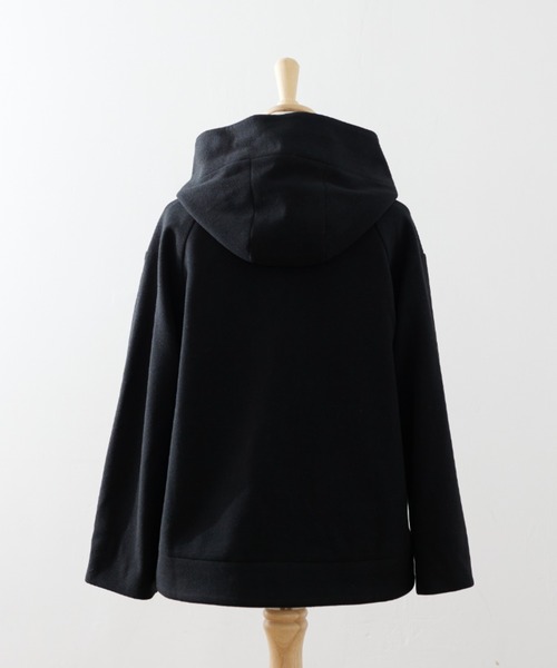 「RIRIYANO」 コート MEDIUM ブラック レディース_画像4