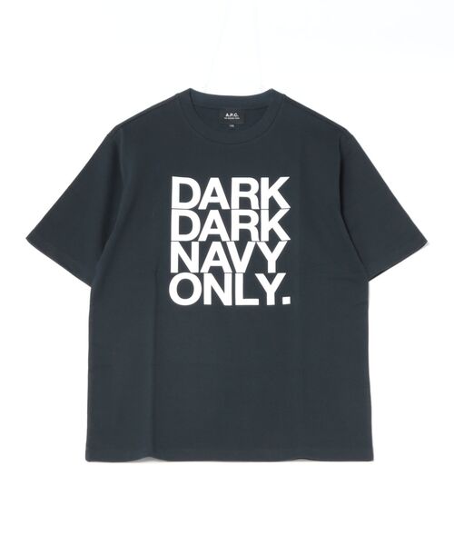 A.P.C.（アーペーセー） tシャツ T-SHIRT MANCHES COURTES DARK DARK