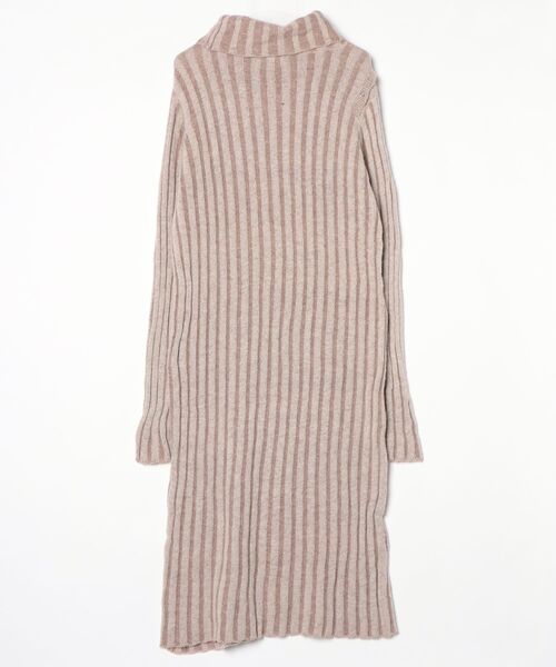 「SLOBE citron.」 ニットワンピース - ベージュ レディース_画像2