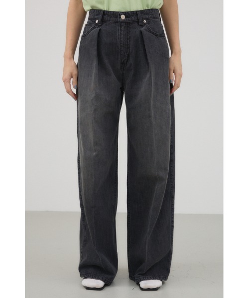 「crie conforto」 デニムパンツ MEDIUM ライトブルー レディース_画像5