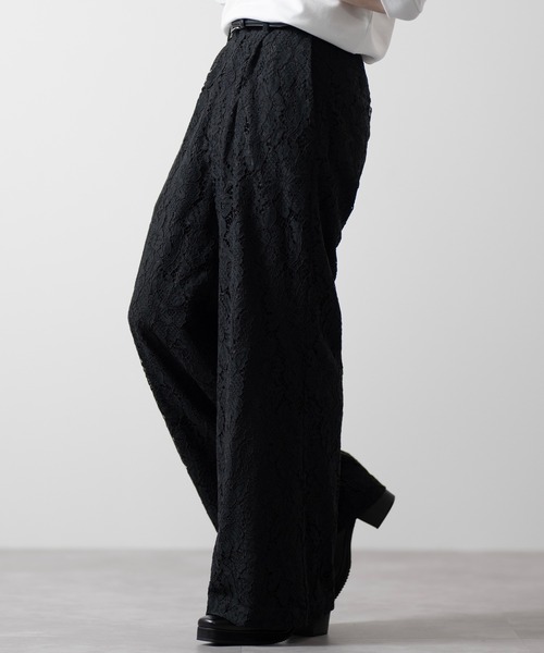 「CLEL」 ブーツカットパンツ S チャコールグレー メンズ_画像9