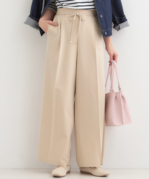 SHOO・LA・RUE（シューラルー） ワイドパンツ パンツ 「着丈選べる/S