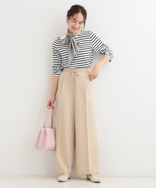 SHOO・LA・RUE（シューラルー） ワイドパンツ パンツ 「着丈選べる/S
