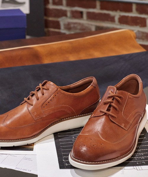 「ROCKPORT」 シューズ 27.5cm ブラウン メンズ_画像9