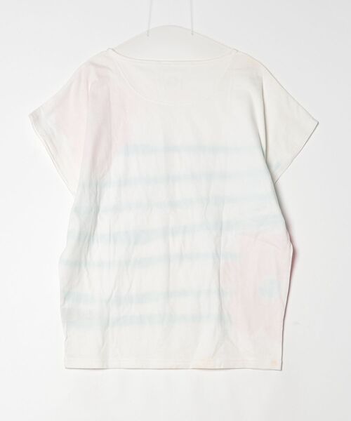 「cat's TSUMORI CHISATO」 ボーダー柄半袖カットソー 2 ホワイト レディース_画像2