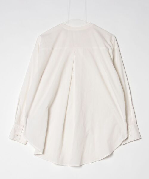 「NANO universe」 長袖ブラウス 36 ベージュ レディースの画像2