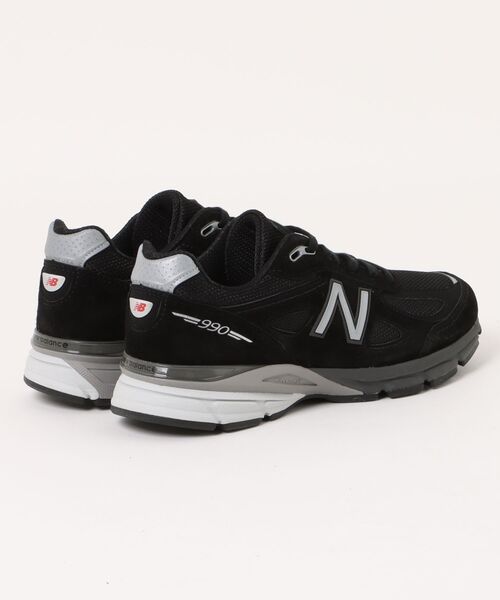 スニーカー NEW BALANCE ニューバランス U990BL4(D) U990 U990BL4 BLACK(BL4) メンズの画像