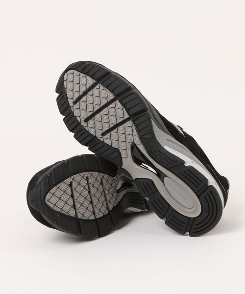 スニーカー NEW BALANCE ニューバランス U990BL4(D) U990 U990BL4 BLACK(BL4) メンズの画像