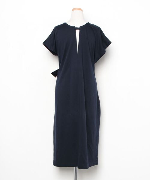 「cardo fabrica」 半袖ワンピース FREE ネイビー レディース_画像2