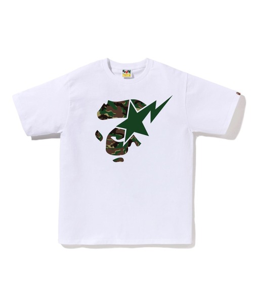 tシャツ GLITCH WOODLAND CAMO APE FACE STA TEE メンズ レディースの画像