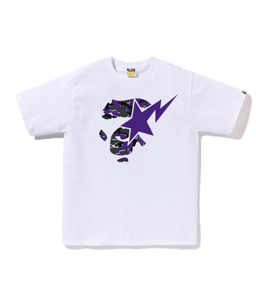 tシャツ GLITCH WOODLAND CAMO APE FACE STA TEE メンズ レディースの画像