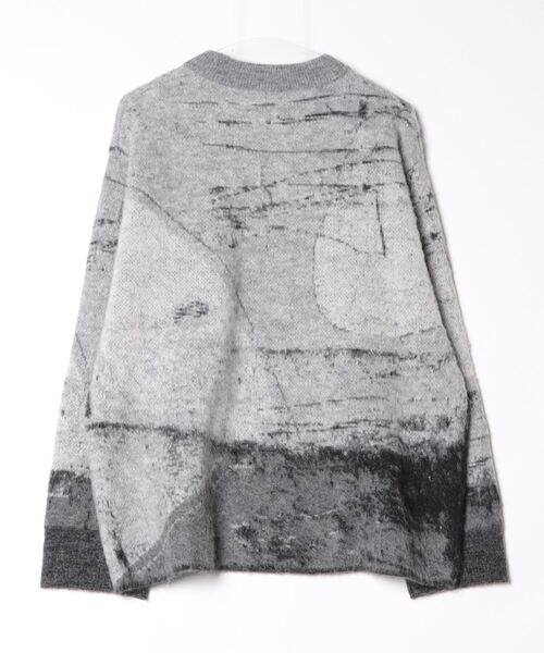 「LIDNM」 長袖ニット S グレー メンズ_画像2