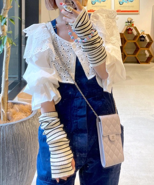 「w closet」 ボレロ FREE ホワイト レディース_画像9