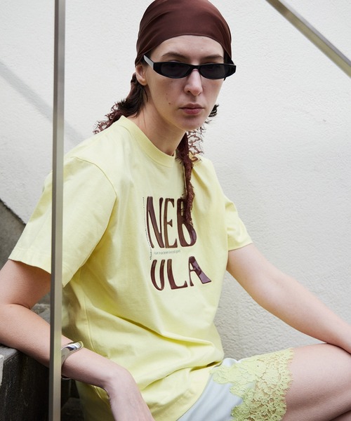 tシャツ 「PRE-ORDER」NEBULA Logo T-Shirt/NEBULAロゴTシャツ レディースの画像