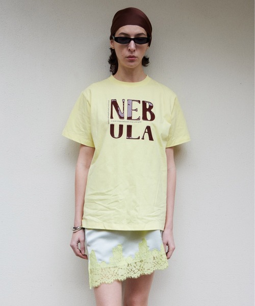 tシャツ 「PRE-ORDER」NEBULA Logo T-Shirt/NEBULAロゴTシャツ レディースの画像