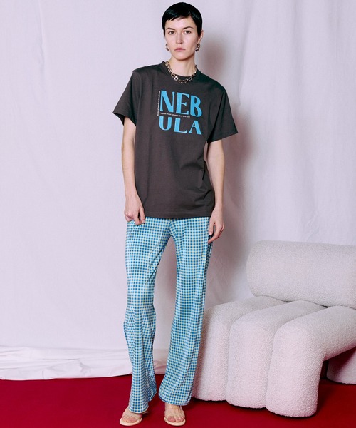 tシャツ 「PRE-ORDER」NEBULA Logo T-Shirt/NEBULAロゴTシャツ レディースの画像
