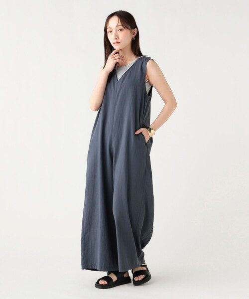 【セール中˚✧₊】 BEAMS ビームス オールインワン サイズフリー BEAMS HEART（ビームス ハート） オールインワン Vネック