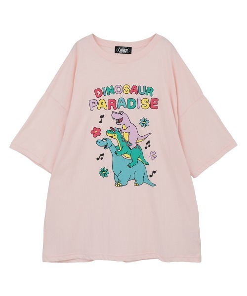 Candy Stripper（キャンディーストリッパー） tシャツ DINOSAUR
