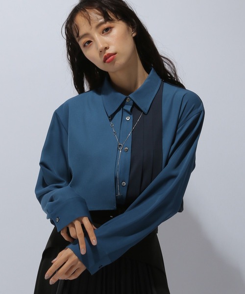 「HARE」 長袖シャツ FREE ブルー レディース_画像7