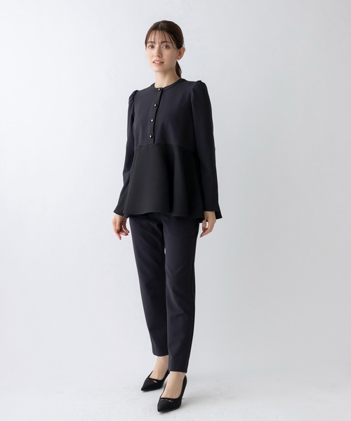 「Sono」 長袖ブラウス 1 ネイビー レディース_画像9