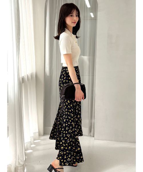 SNIDEL（スナイデル） ロング スカート Sustainableフルーツプリント