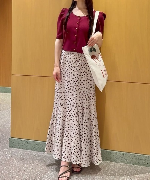 SNIDEL（スナイデル） ロング スカート Sustainableフルーツプリント