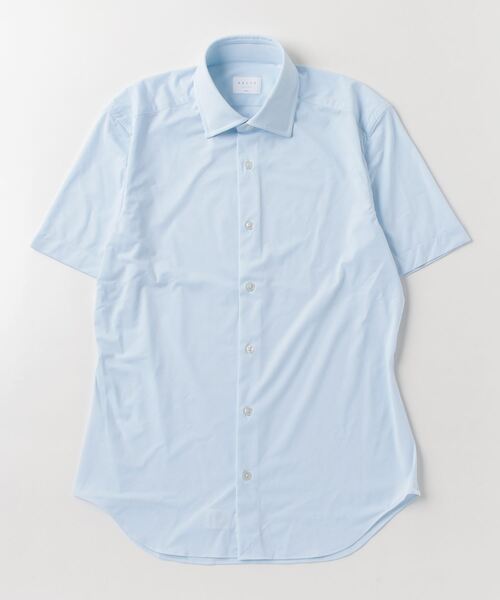 「BRILLA per il gusto」 半袖シャツ SMALL サックスブルー メンズ_画像2