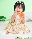 ベビー服 ロンパース 「お揃い」果物総柄キャミ...の詳細画像1