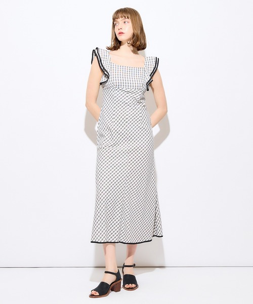 「DEICY」 半袖ワンピース 1 ブルー レディース_画像2