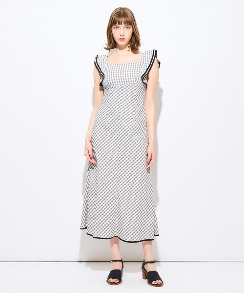 「DEICY」 半袖ワンピース 1 ブルー レディース_画像3