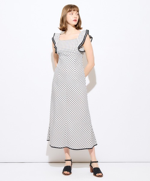 「DEICY」 半袖ワンピース 1 ブルー レディース_画像5