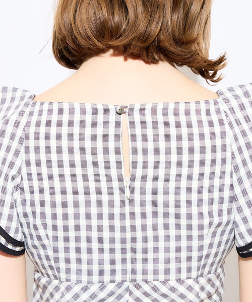 「DEICY」 半袖ワンピース 1 ブルー レディース_画像9