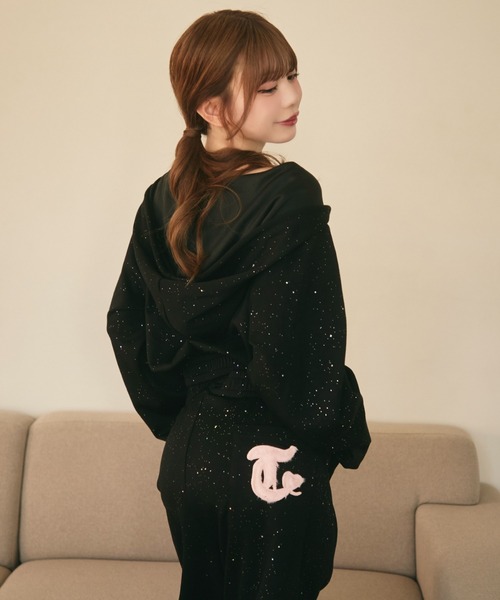 「TITTY&CO.」 スウェットパンツ FREE ブラック レディース_画像5