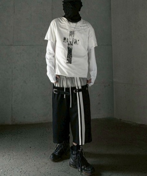 ROARINGRAD スウェットレイヤードパンツセットアップ ROARINGRAD ワイドパンツ スウェットパンツ ジャージ 「ROARINGRAD