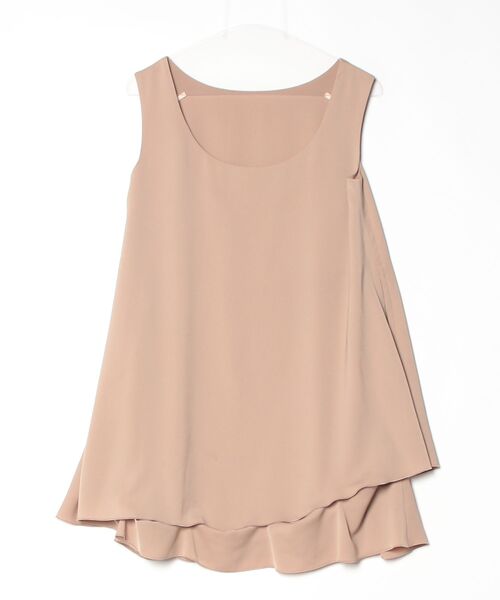 FOXEY NEW YORK 「FOXEY YORK」 ノースリーブワンピース - ベージュ