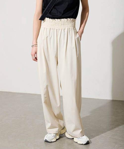 「JOURNAL STANDARD」 イージーパンツ 38 ベージュ レディース_画像4