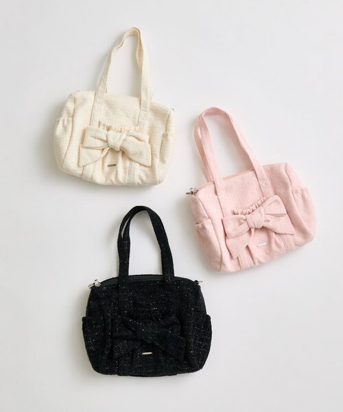OLIVE des OLIVE（オリーブデオリーブ） ボストンバッグ BIGリボン