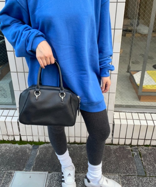 AIDELL ボストンバッグ フェイクレザー2wayミニボストンバッグ/500ml