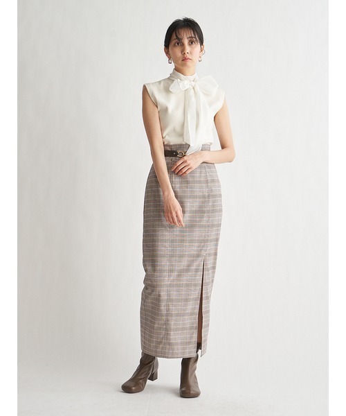 「SNIDEL」 ノースリーブニット ONE SIZE ブラック レディース_画像3