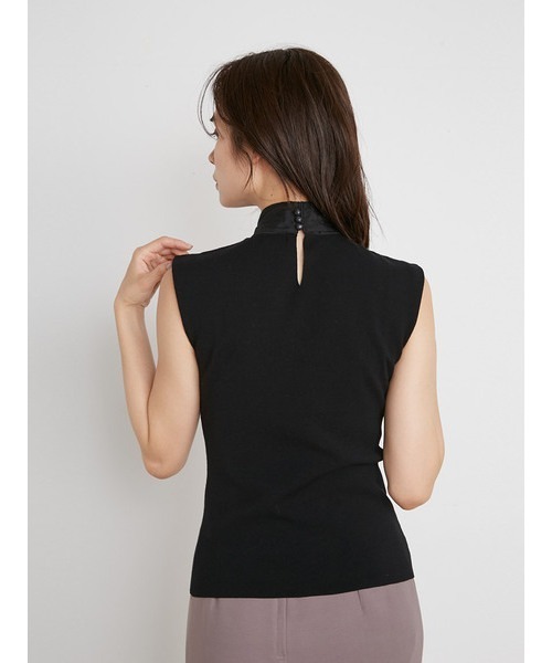 「SNIDEL」 ノースリーブニット ONE SIZE ブラック レディース_画像7