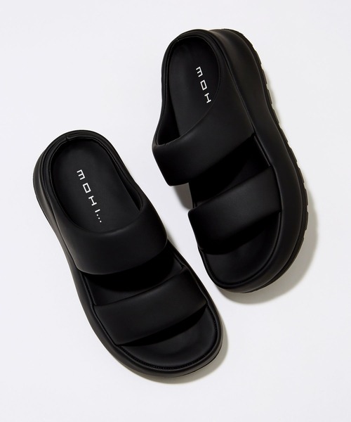 「MOHI」 フラットサンダル 38 オフホワイト レディース_画像6