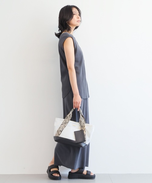 「MOHI」 フラットサンダル 38 オフホワイト レディース_画像9