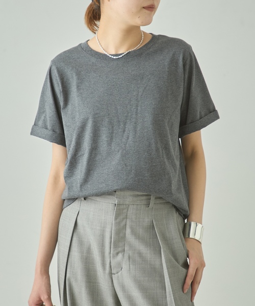 「journal standard L'essage」 半袖Tシャツ - ホワイト レディース_画像3