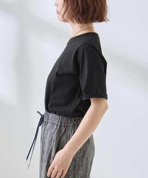 「journal standard L'essage」 半袖Tシャツ - ホワイト レディース_画像9