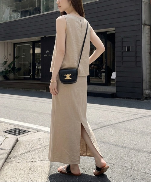 セットアップ 夏 ノースリーブ×ナロースカート レディース : ZOZOTOWN