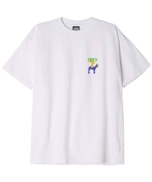 「OBEY」 半袖Tシャツ M ホワイト メンズ_画像3