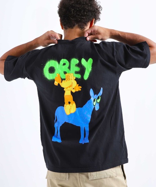 「OBEY」 半袖Tシャツ M ホワイト メンズ_画像5