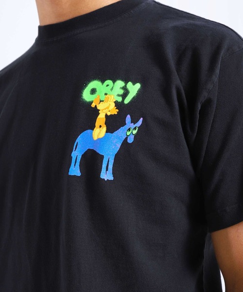 「OBEY」 半袖Tシャツ M ホワイト メンズ_画像6