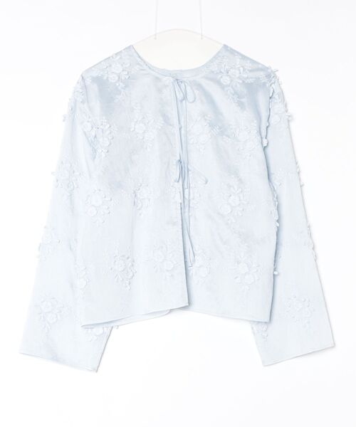 BEAUTY&YOUTH UNITED ARROWS 刺繍ブラウス BEAUTY＆YOUTH UNITED ARROWS 長袖ブラウス FREE ライトブルー
