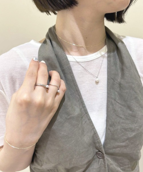 ete(エテ) ネックレス PT900/850 パール ネックレス L ete(エテ) ネックレス PT900/850 パール ネックレス L